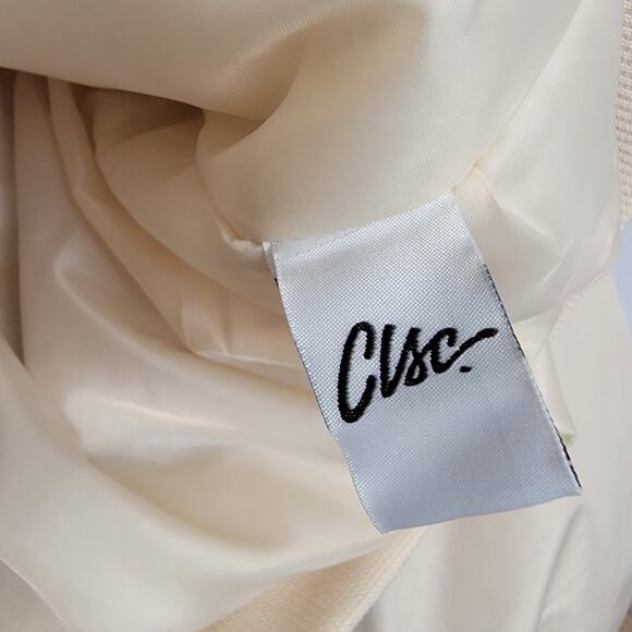 CLSC Mens Sucks to Suck Varsity Script Jacket 'LA' Beige Sz M NWT (685) - Picture 9 of 9